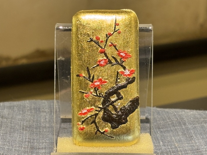 金巻き 極上油煙墨 漆墨 紅梅 ご紹介