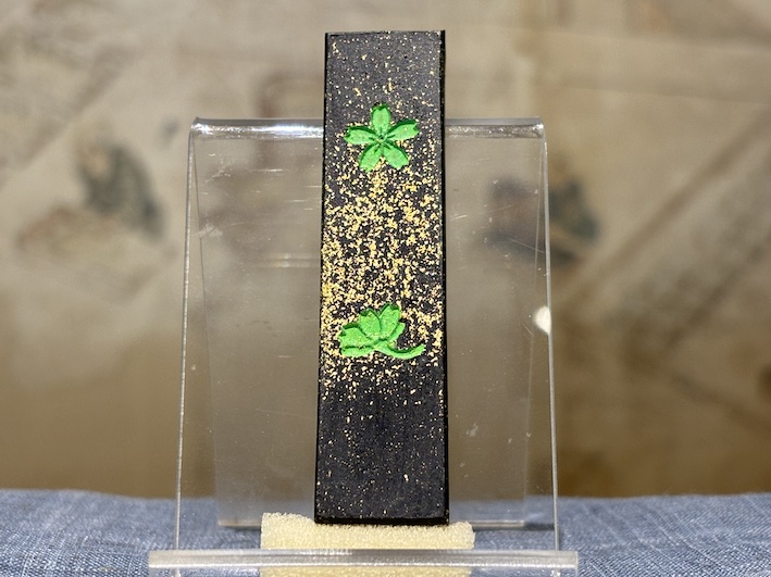 最高級油煙墨　かな用　金さくら形　のご紹介