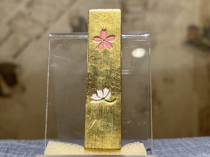 かな用　金巻き　櫻形　のご紹介です