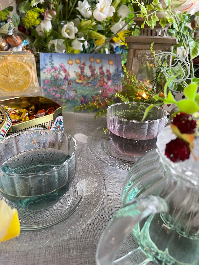 Tea time with Fairyies...マローブルーと共に・・