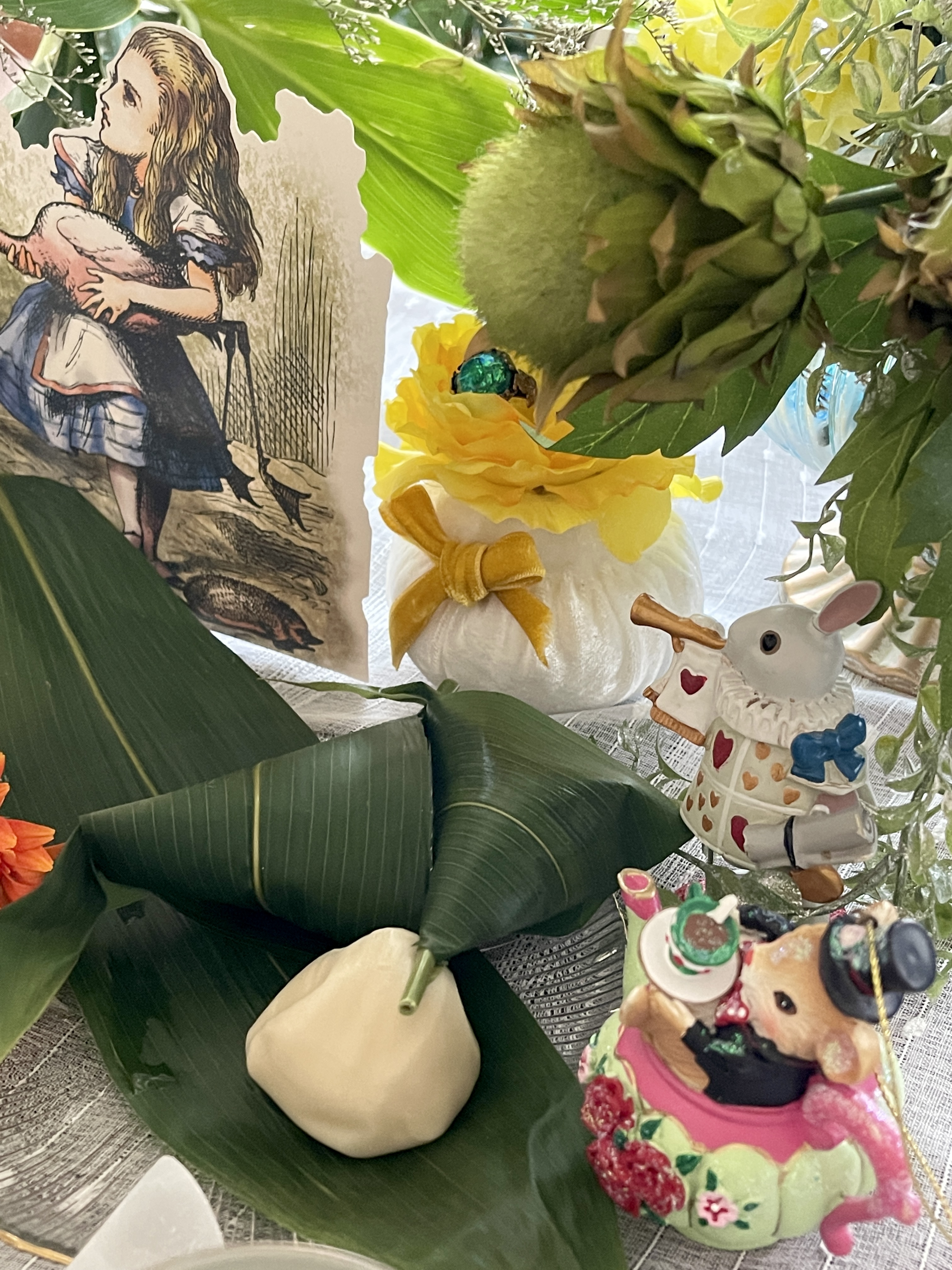 アイス抹茶と白玉！