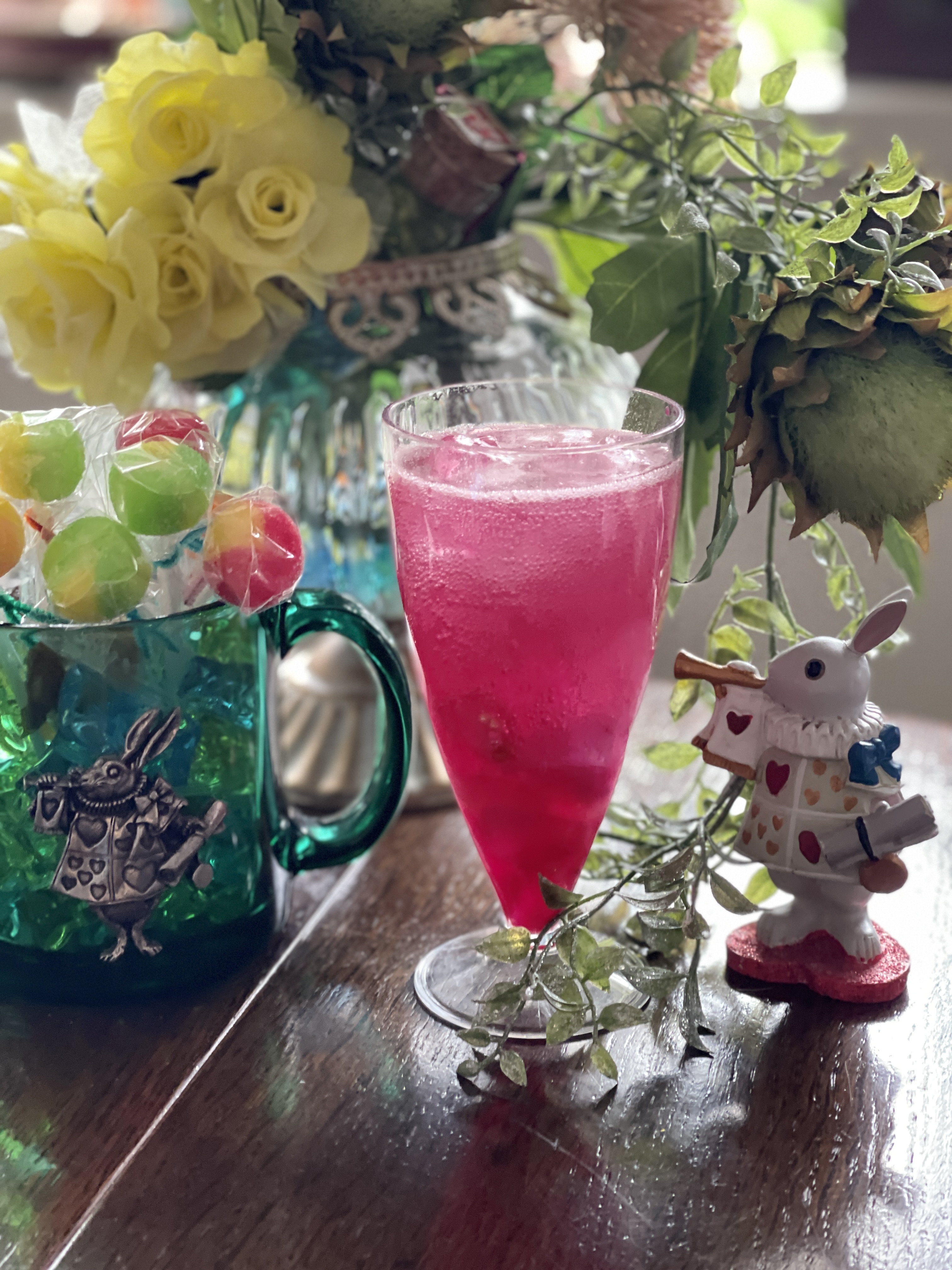 紫蘇ジュースと琥珀糖ソーダ！どっちがいい？