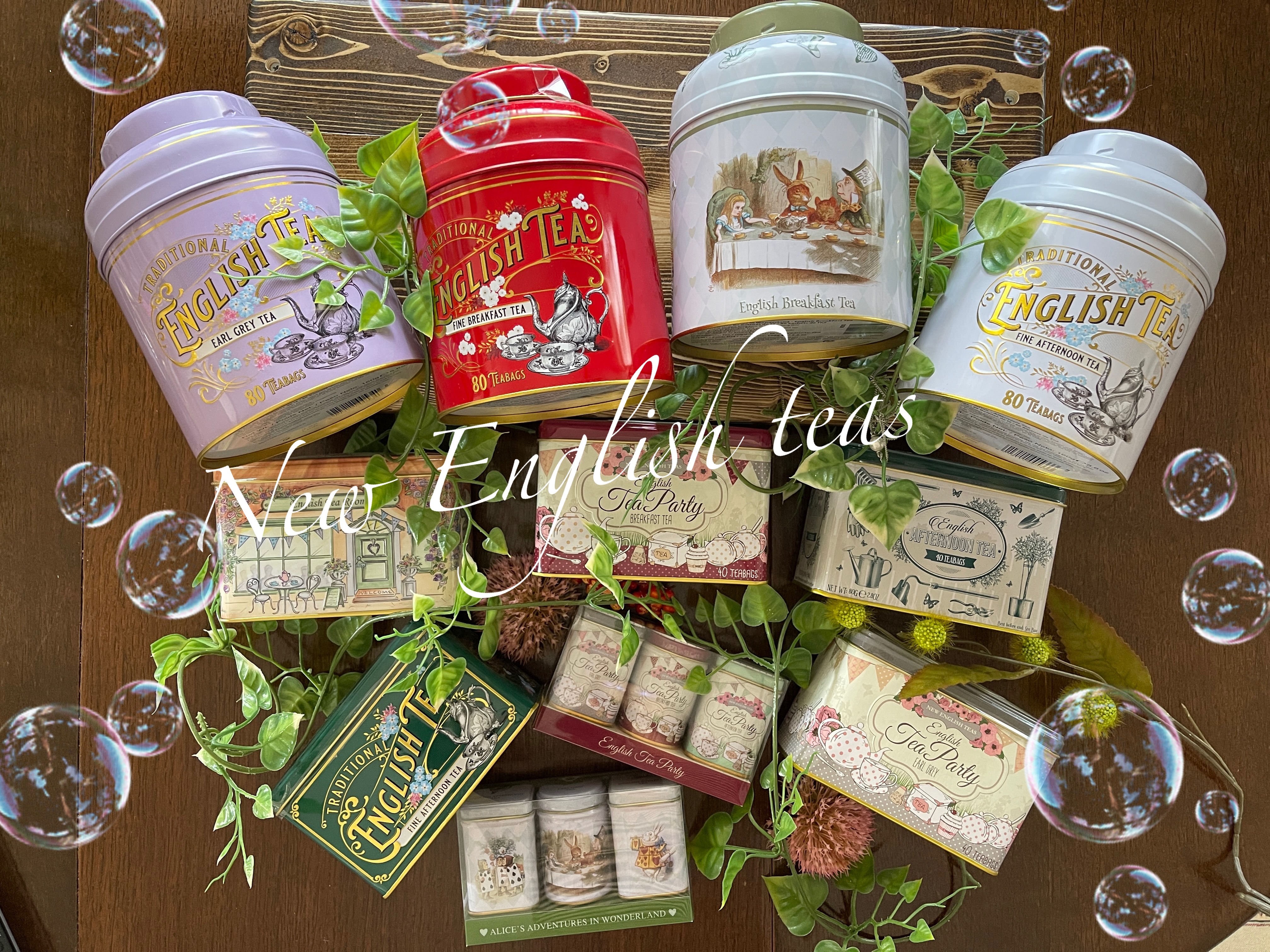 New English teas