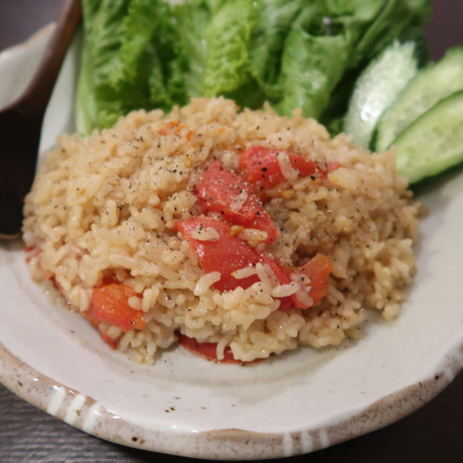 トマトの炊き込みご飯