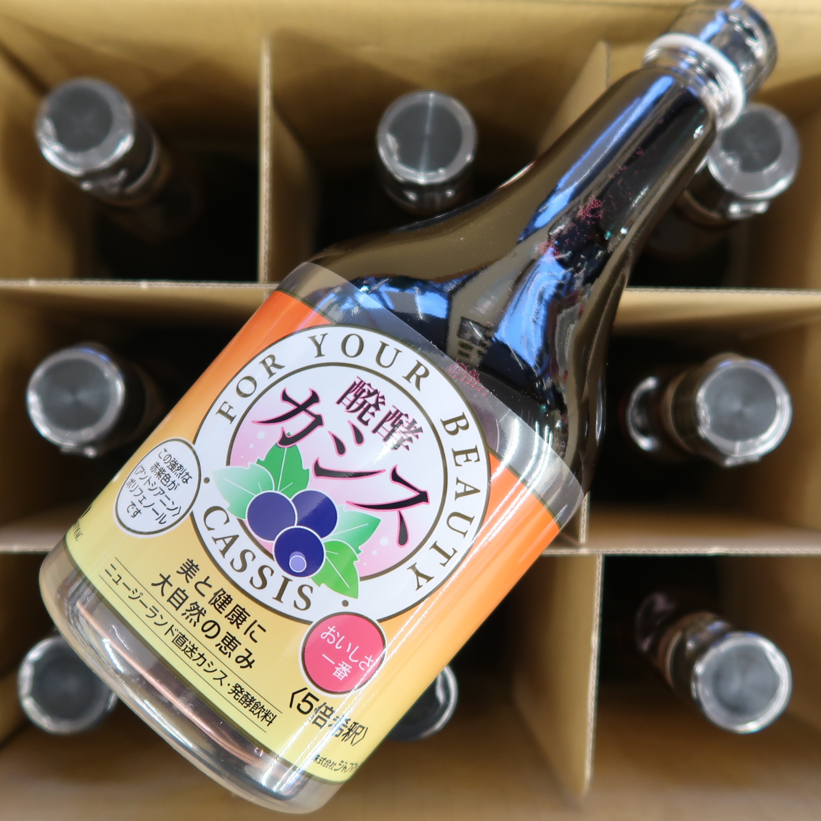 発酵カシス、試飲会