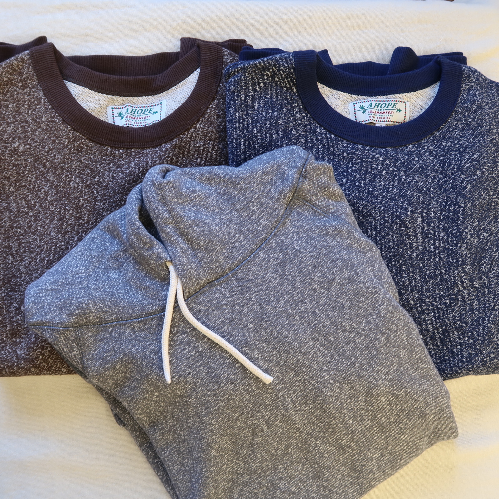 A HOPE HEMP パーカー、スウェットシャツ入荷