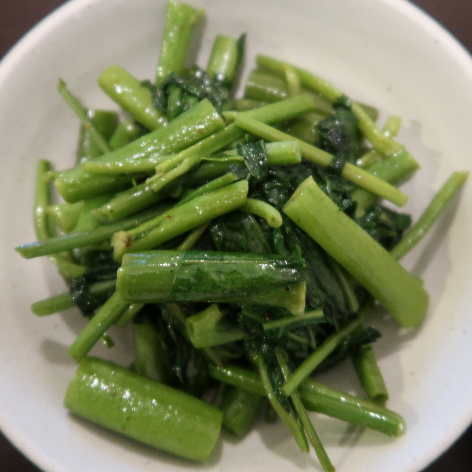 季節の葉物、空芯菜