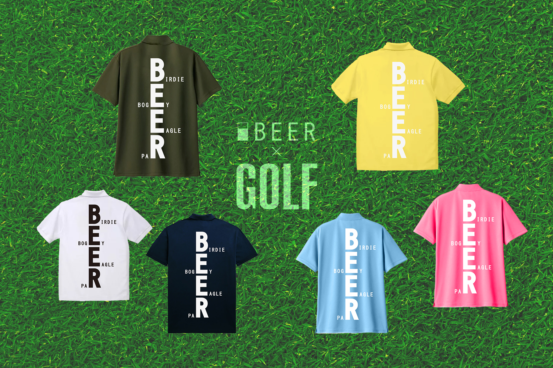 【再入荷】BEER ゴルフポロシャツ
