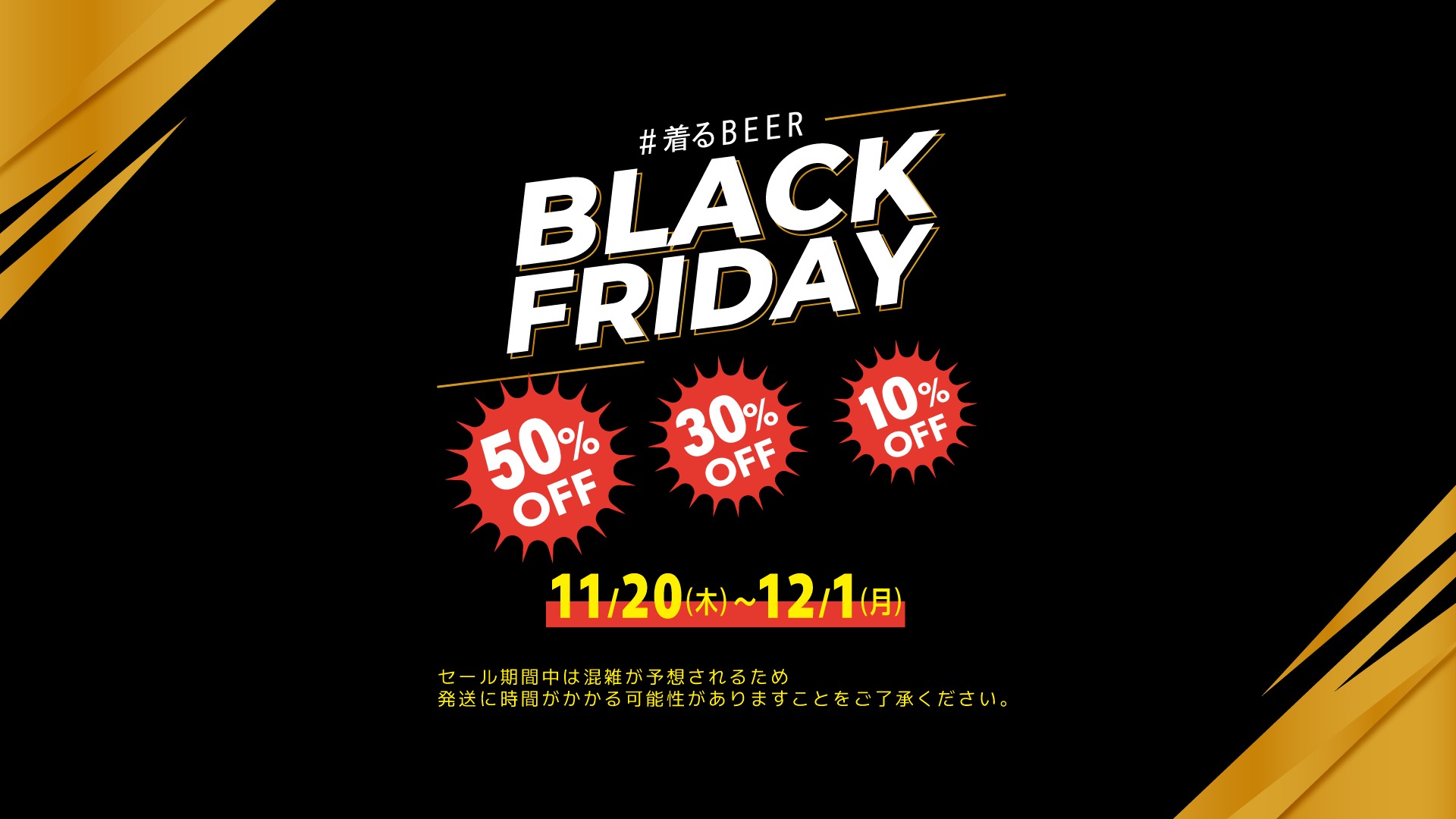 【BLACK FRIDAY】最大50%OFF!(~12/1まで)