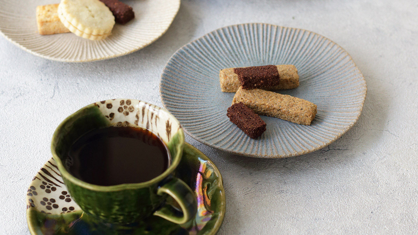 サンドライトグレー16cmしのぎプレート