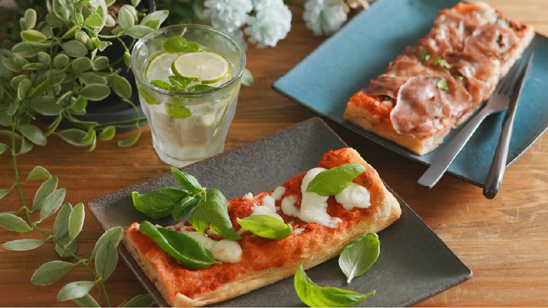 粉引20㎝スクエアプレート