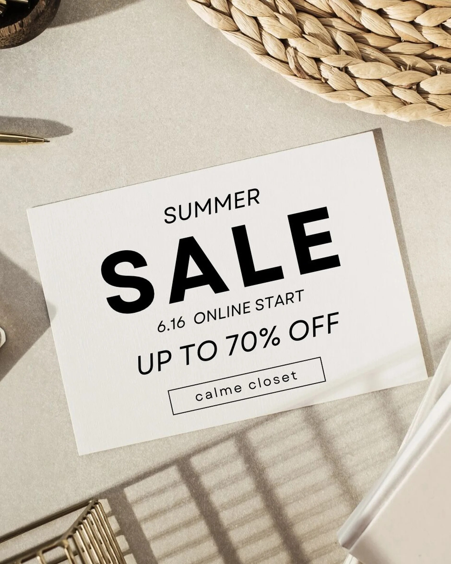 BIG SUMMER SALE✨ UP to 70％OFF