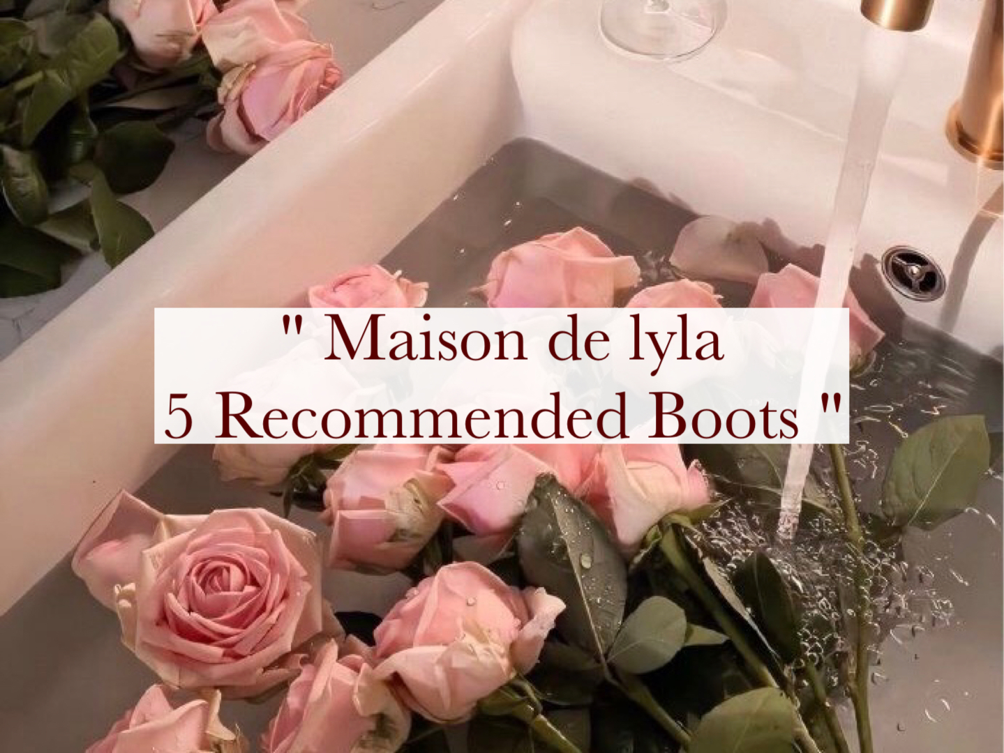 今年のブーツはもう買った？Maison de lylaおすすめブーツ5選