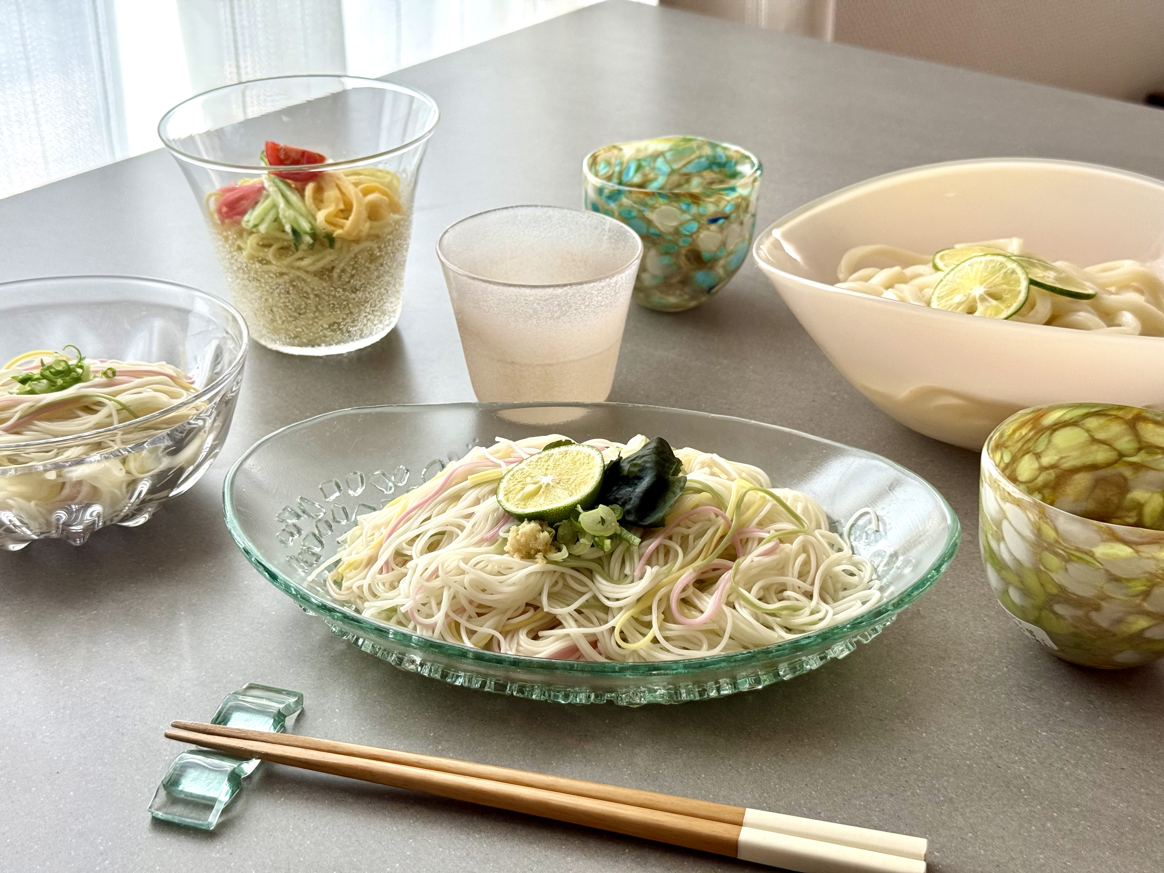 Mirrors Usaガラスの器 Lotus roots(ロータスルーツ）/ミラーズウサ | ガラスの器、お皿