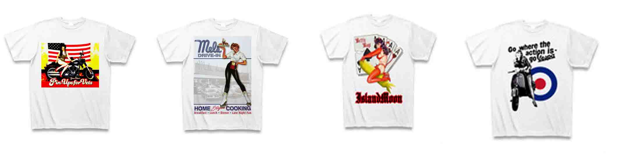 プリントTシャツ　手描きペイント革ジャン～Gジャン