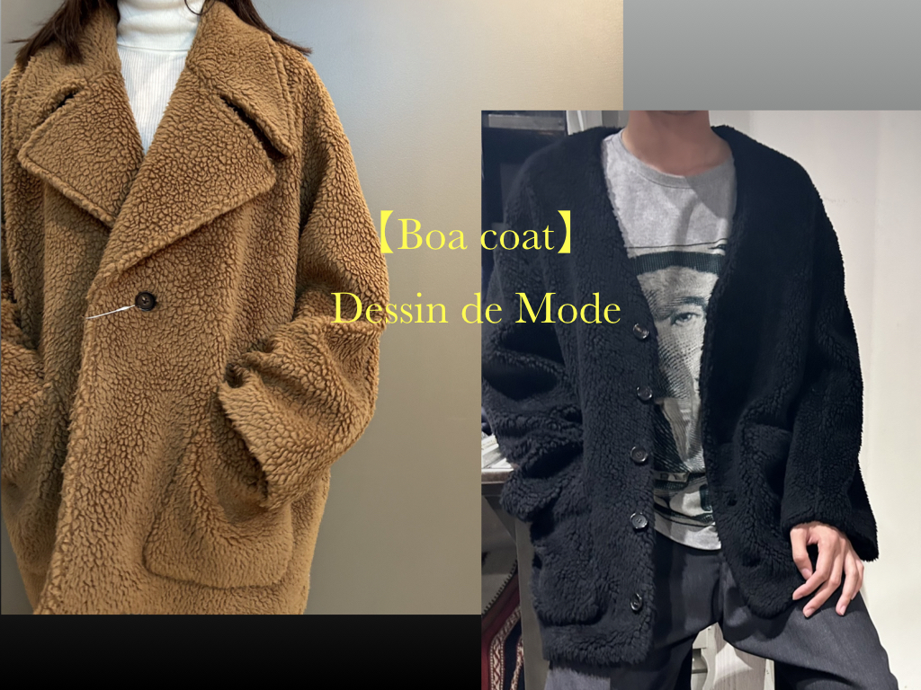 【BOA COAT / Dessin de Mode 】のご紹介。