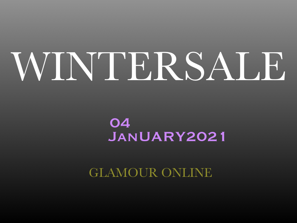 《GLAMOUR ONLINE STORE 2021 NEW YEAR SALE》
