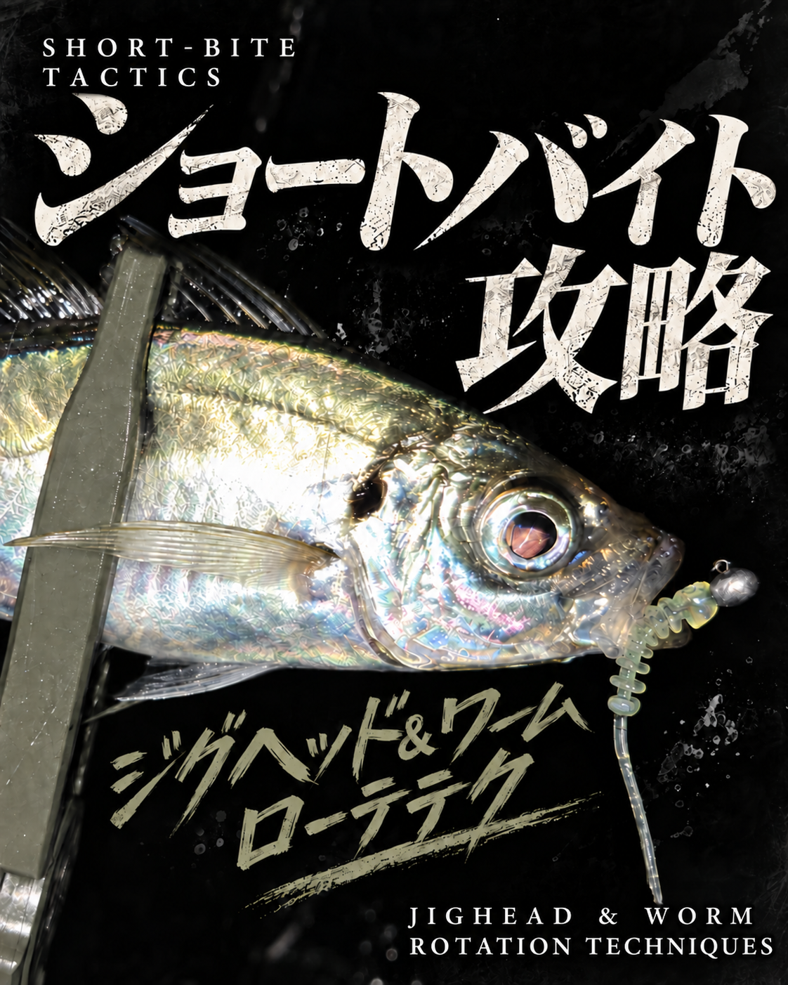ショートバイト対策に🎣✨ Pテイル60と3種のジグヘッドを使い分けた徳島フロートアジング！