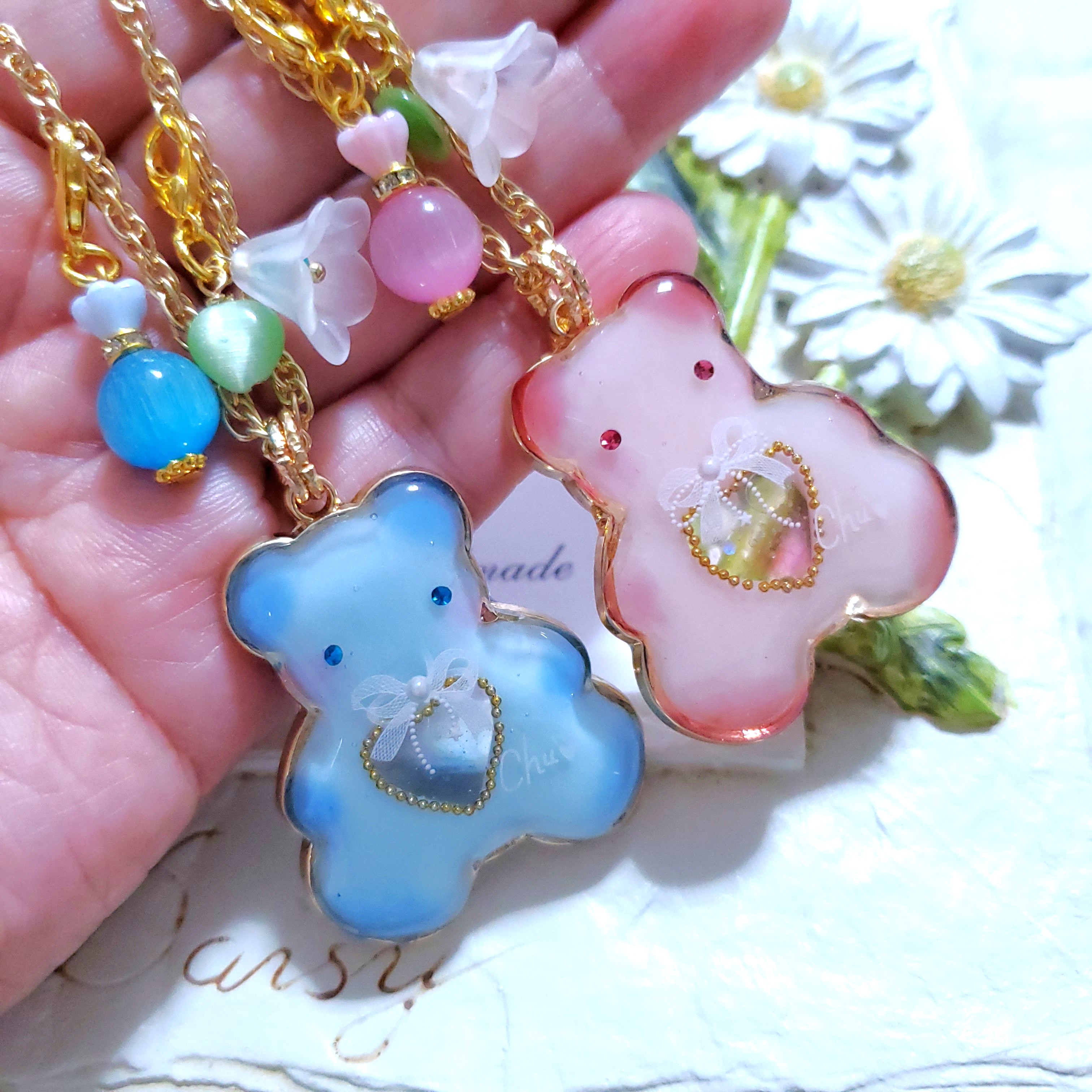 11/30(日)21時 ハートベアのバッグチャーム