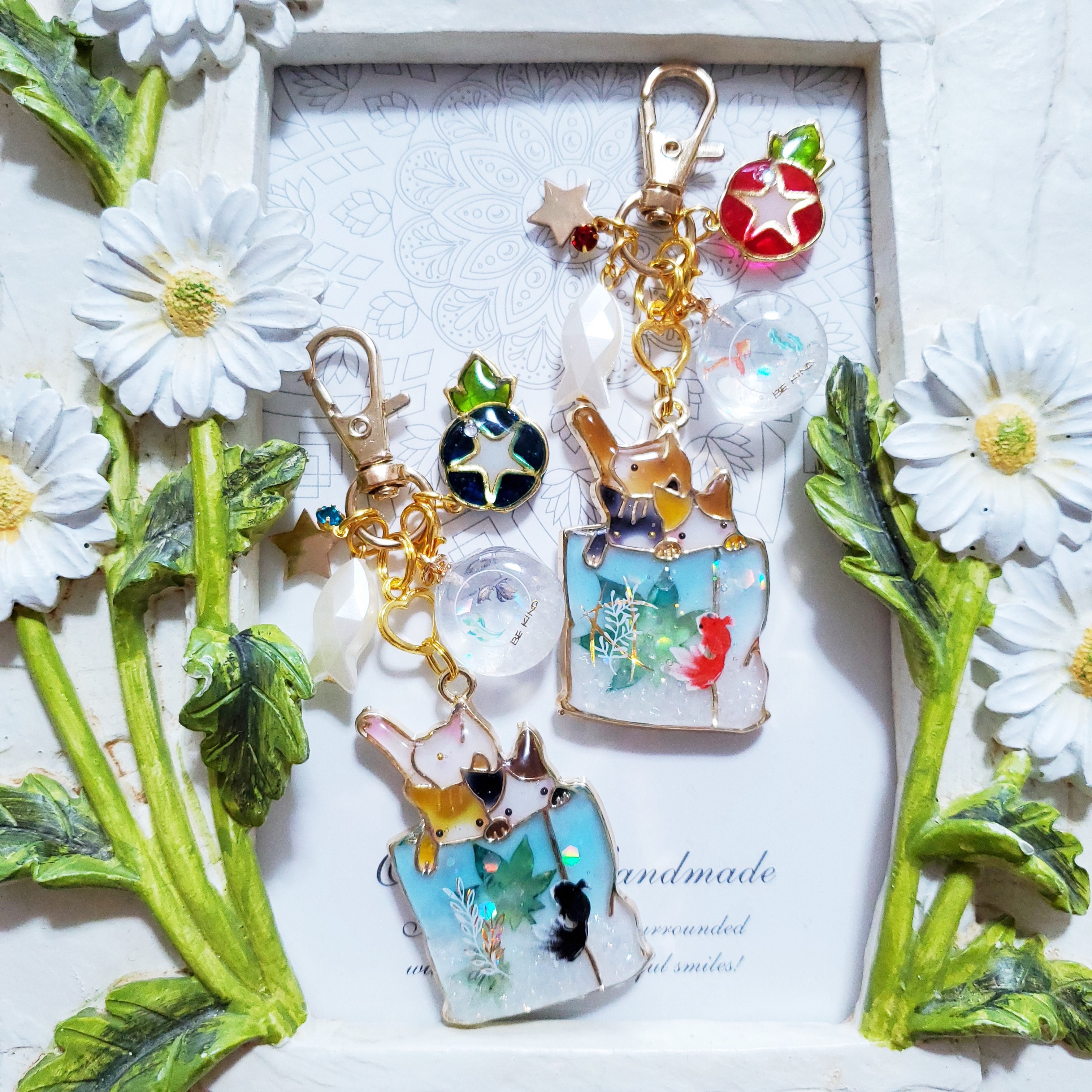 【完売】にゃんこーず　夏の黒金魚＆夏の赤金魚ちゃん　更新しました♪