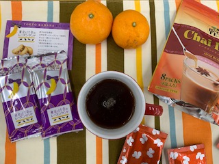 頭の中が疲れ気味の午後はチャイラテでお茶タイム