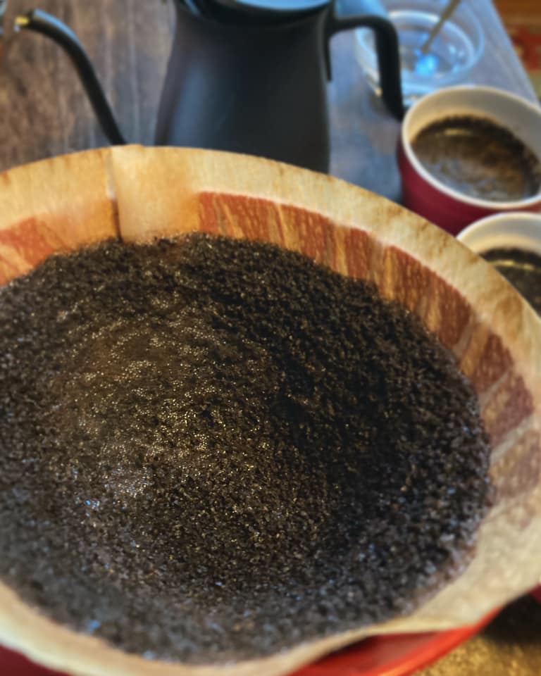 お湯の注ぎ方
