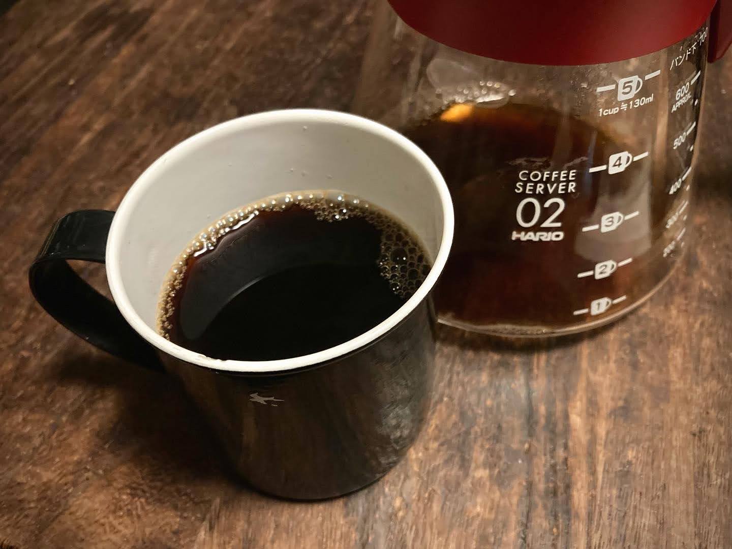 夜のコーヒータイムに