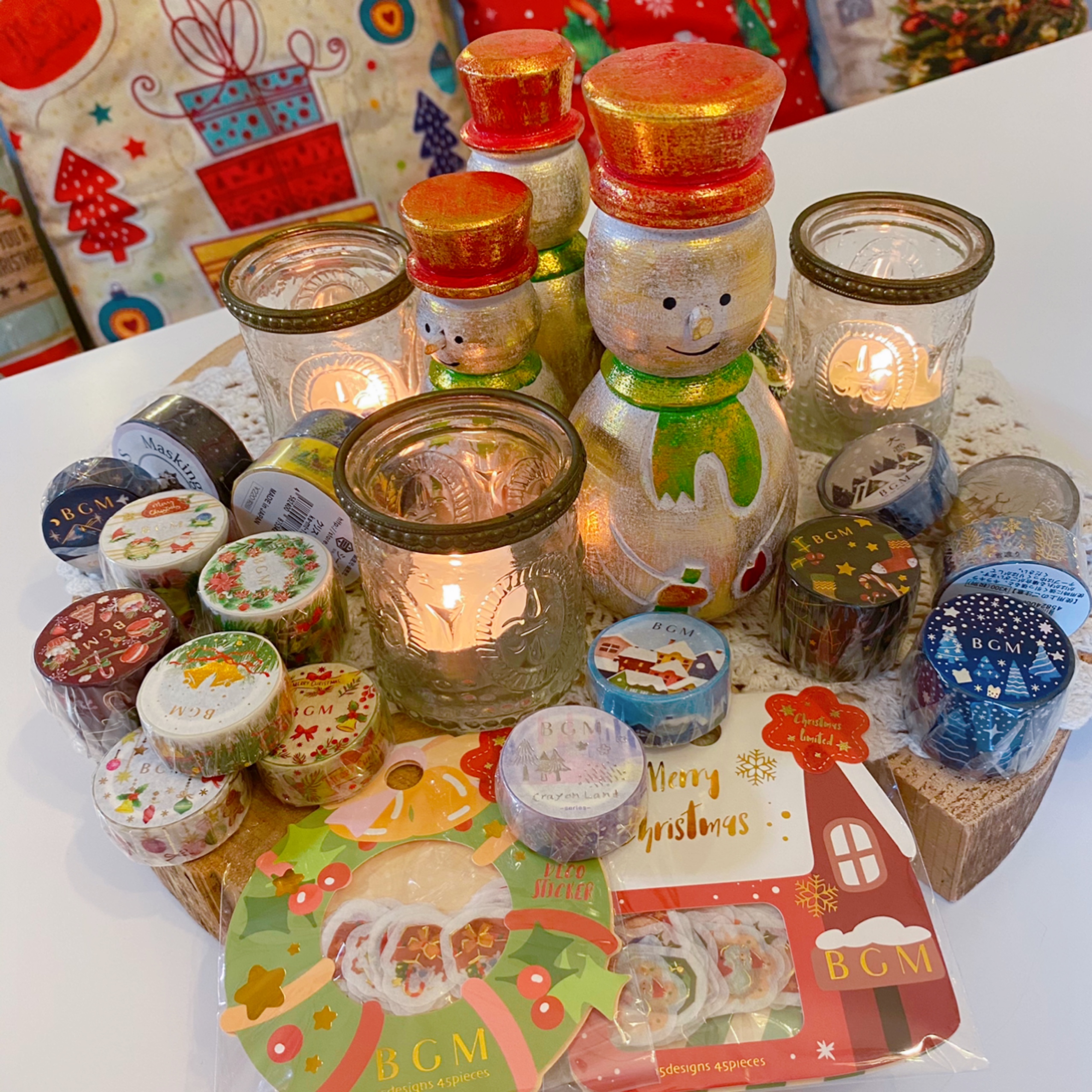続々(๑♡ᴗ♡๑)クリスマスマスキングテープたちが登場！！
