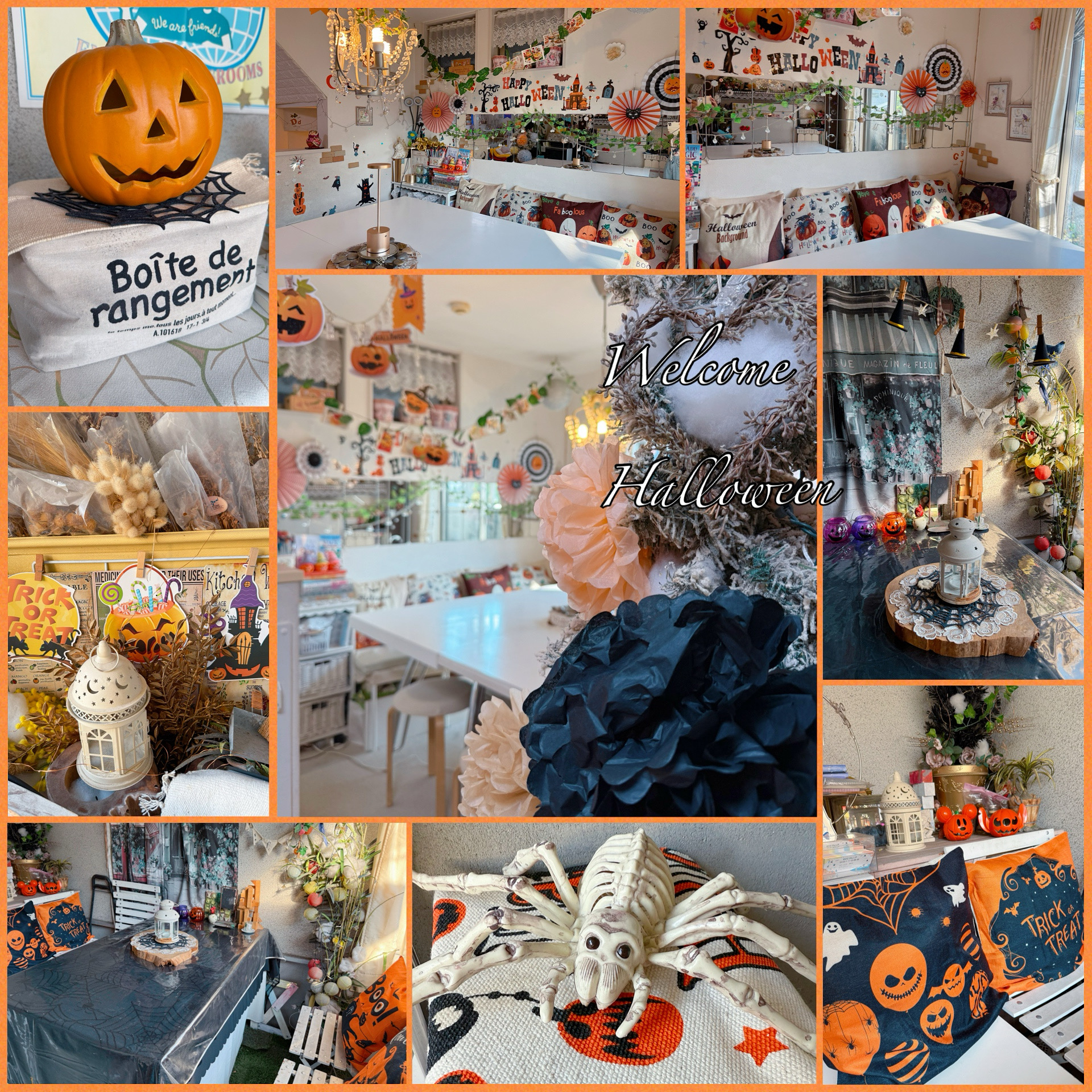 ハロウィンな内装に変わりました👻🍭🎃🧙‍♀️🐈‍⬛