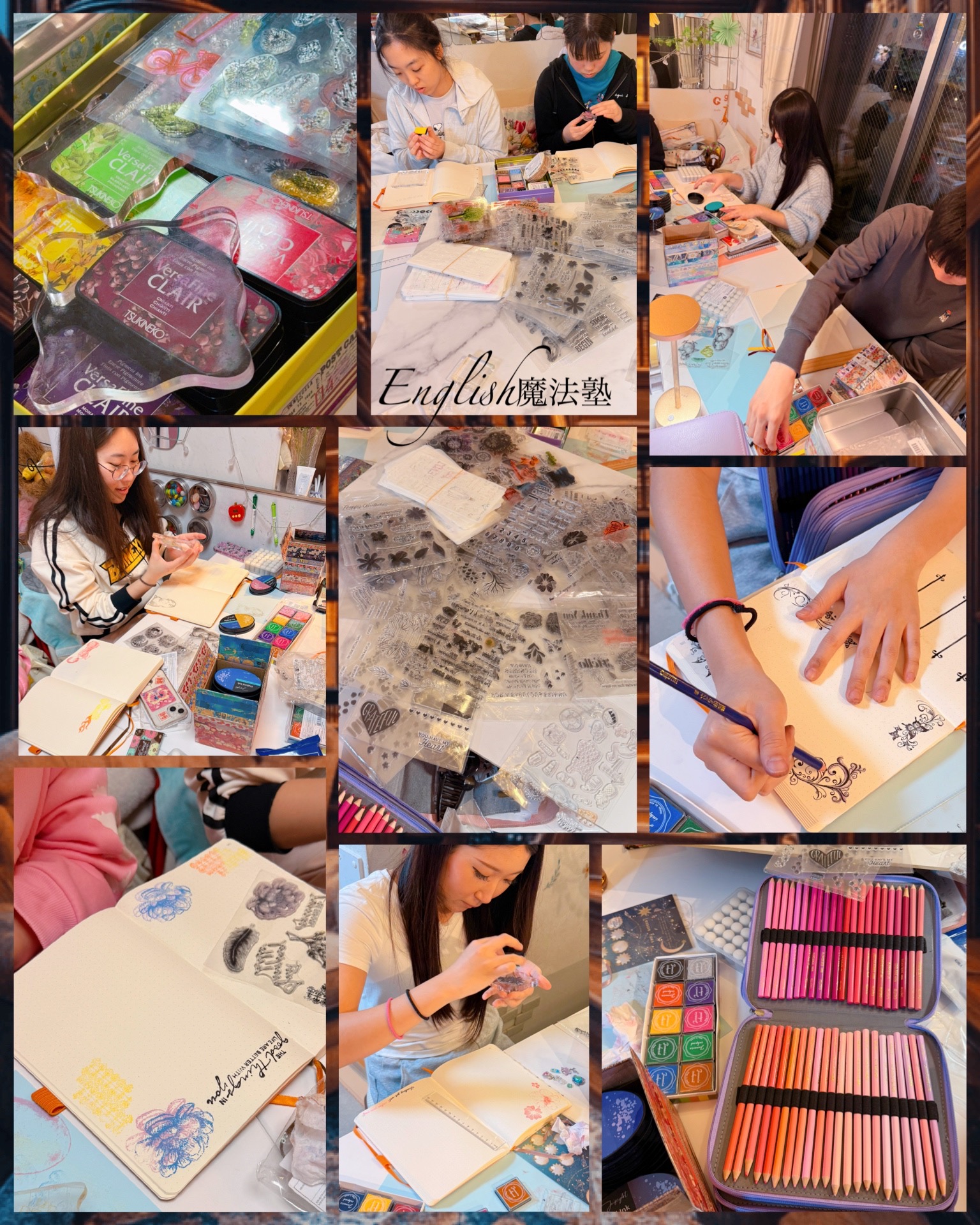 クリアスタンプでノートをデコレーション🌈ᵕ̈*