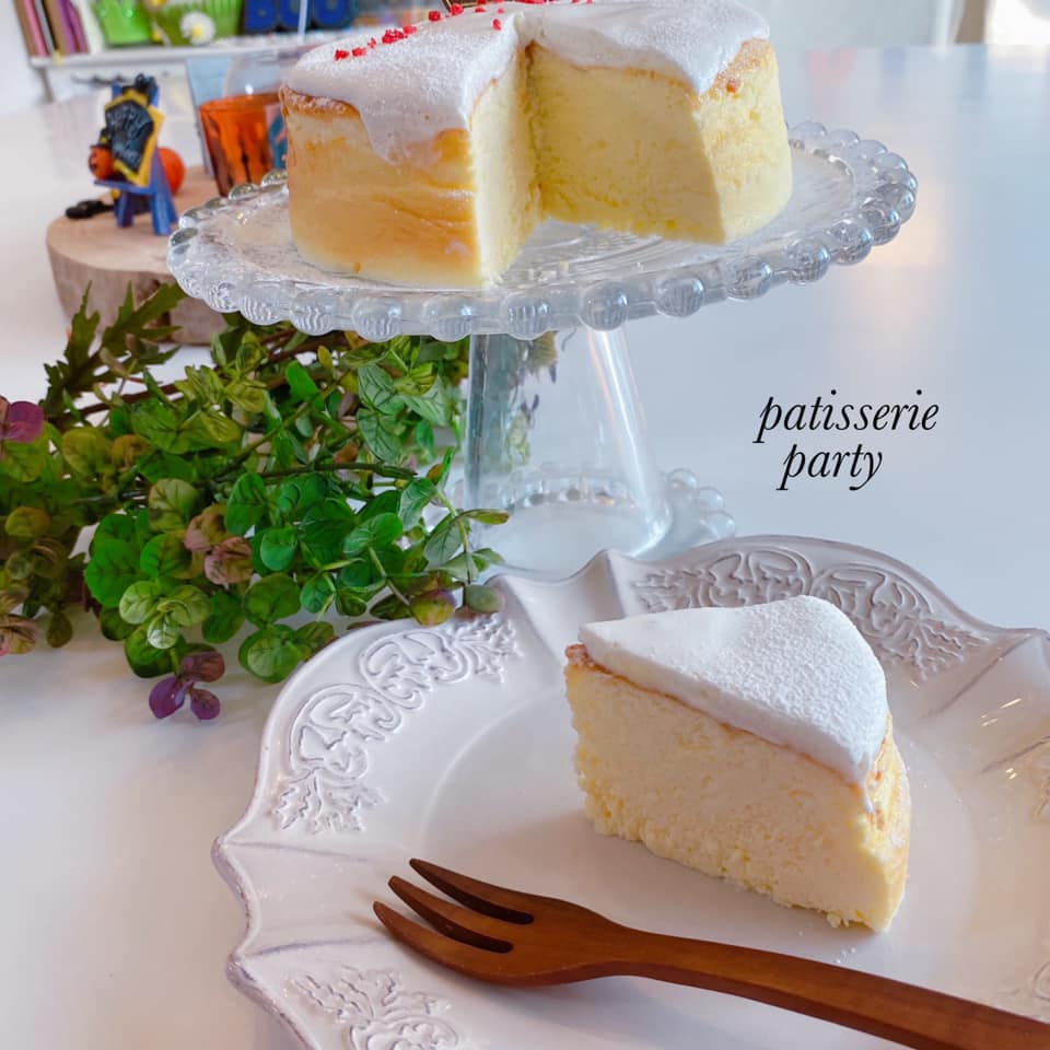 失敗＆失敗が重なってできた、題して【どんなことも大丈夫さ！スフレチーズケーキ】