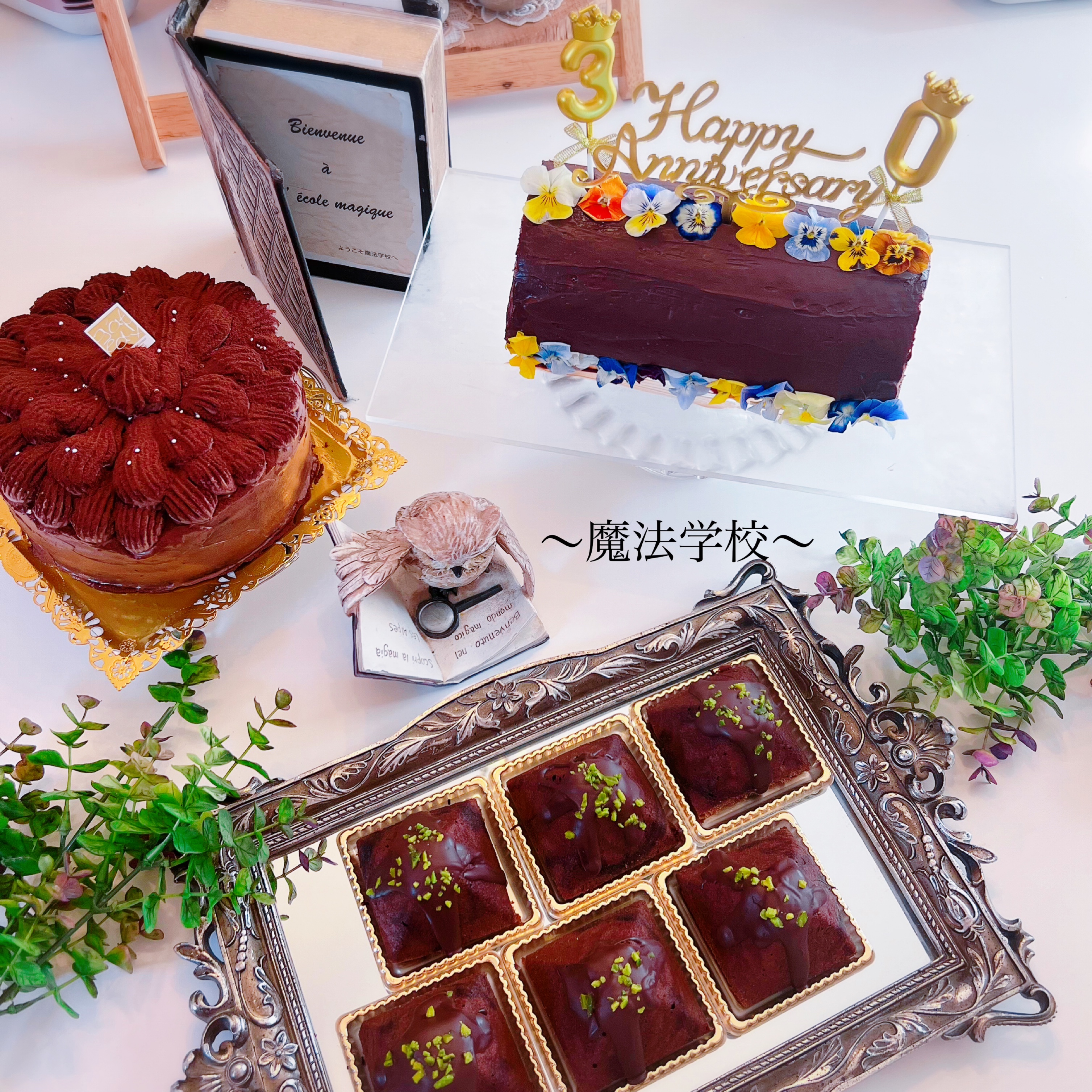 魔法学校～スリーズ組～全員チョコな気分🐶🐾🍫