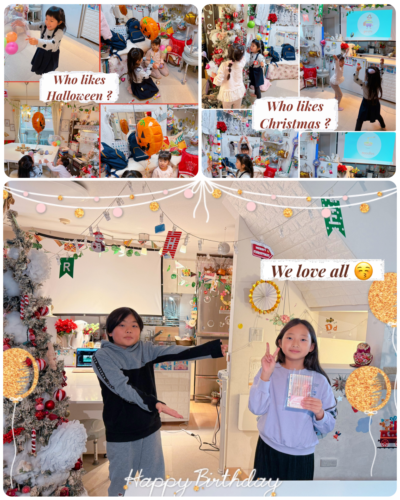 ニヤニヤ魔法な子供たち( *´艸`)❣️