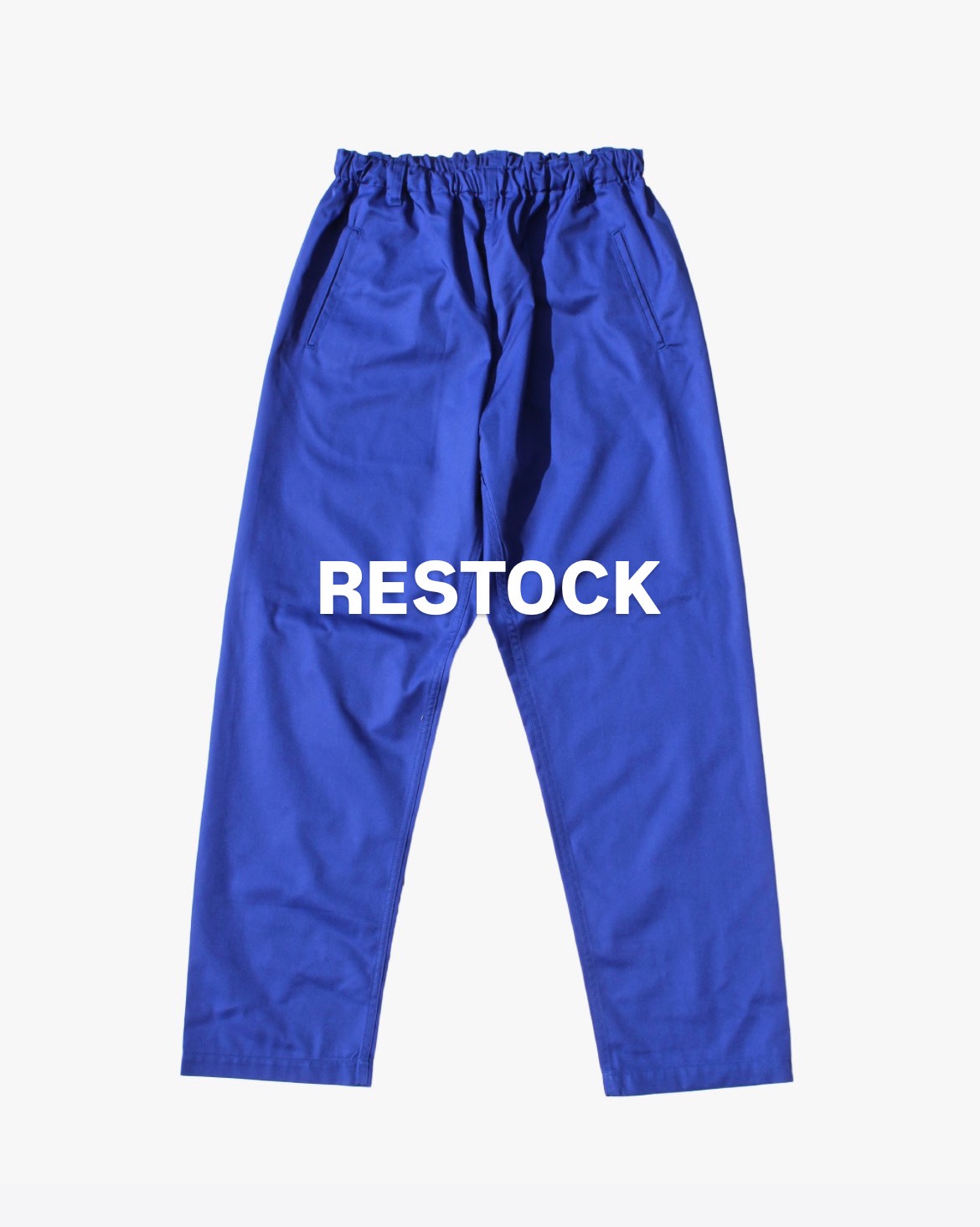 RESTOCK / EASY PANTS BLUE。