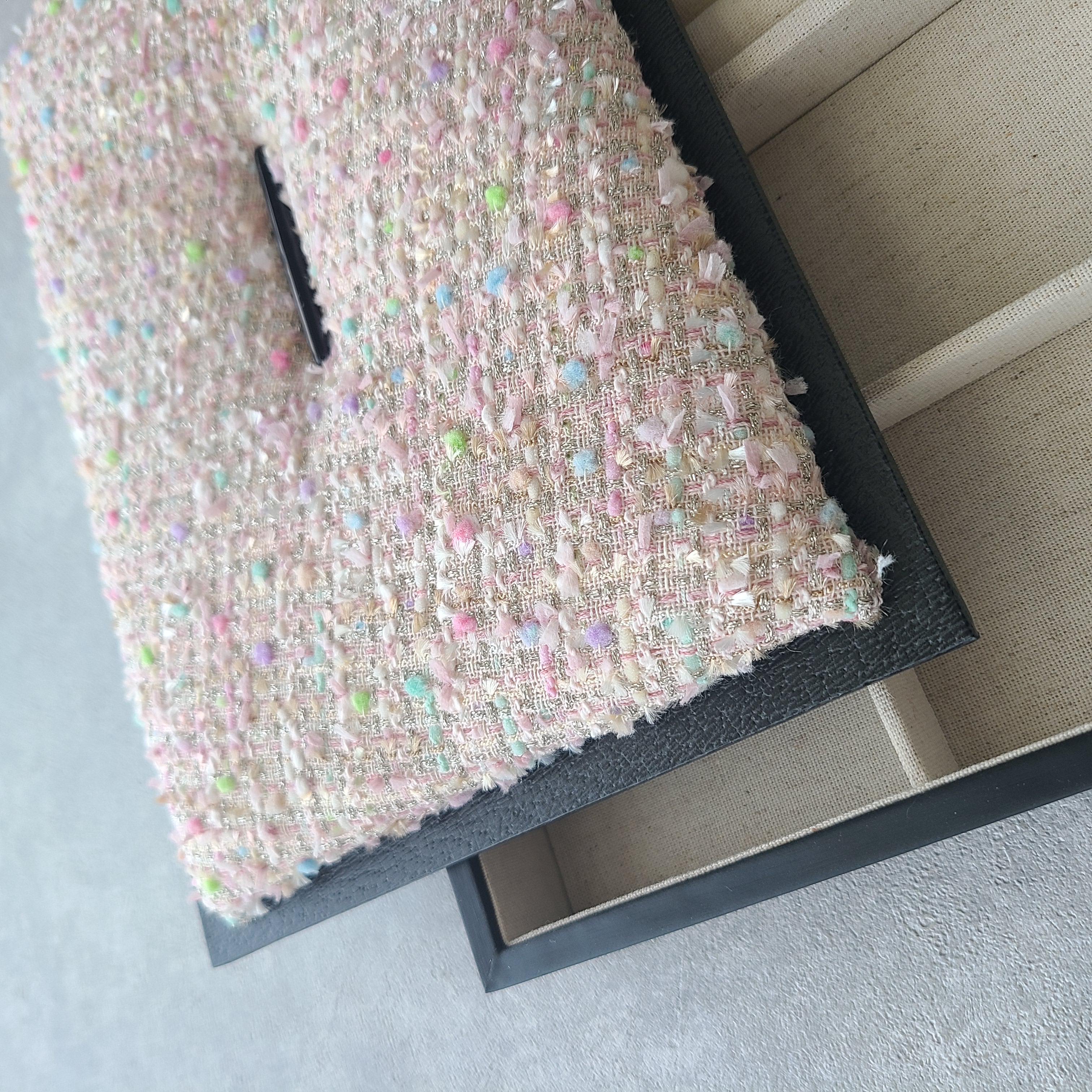 【フォロワー様限定】ツイードジュエリーボックスを誕生石チャームにカスタムできます