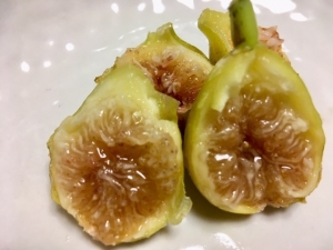 2019/08/10　イタリア白いちじく初収穫！