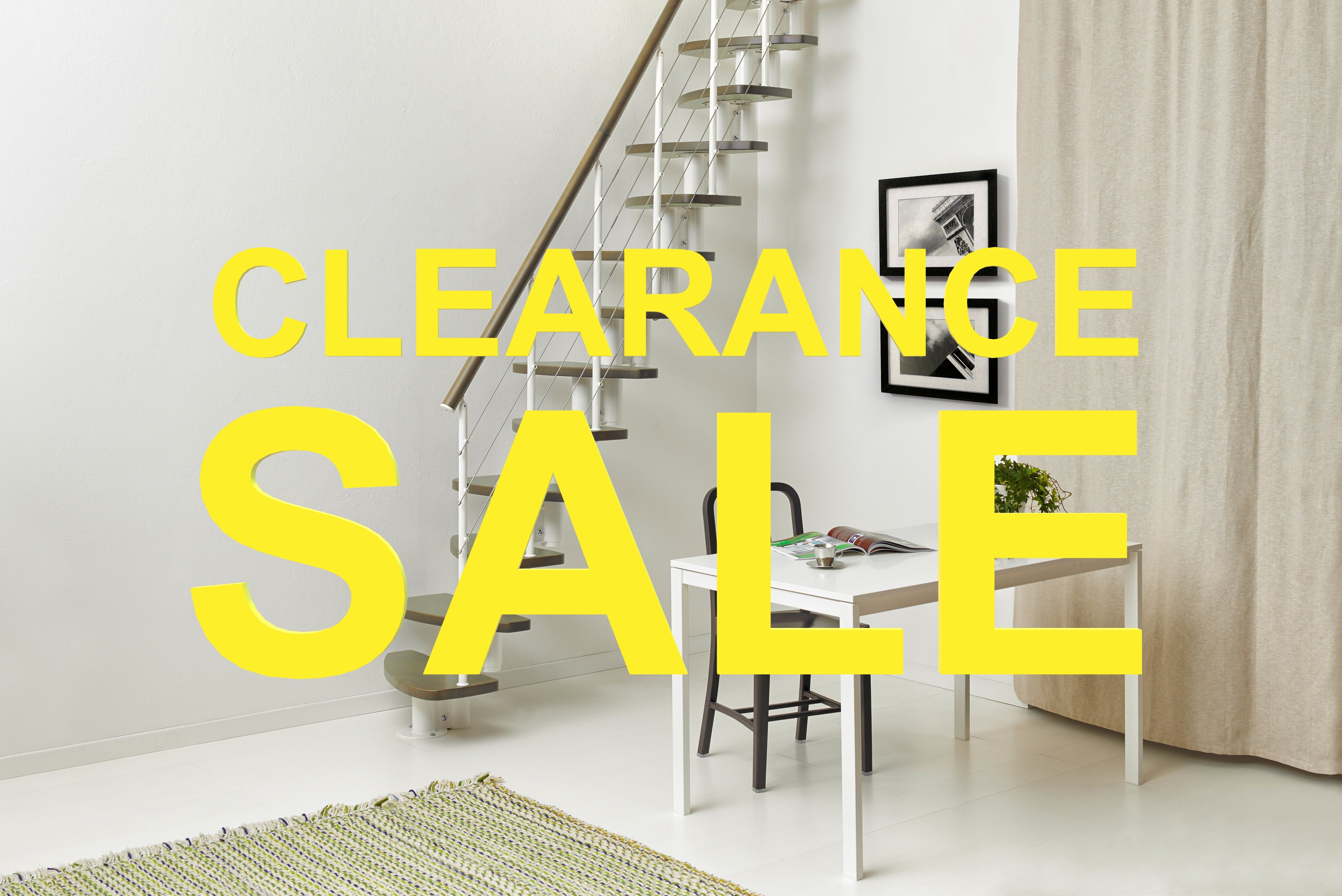 ロフト階段のクリアランスセールのお知らせ