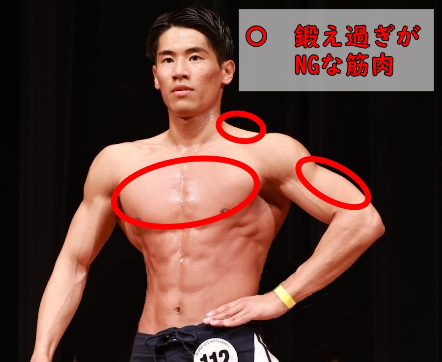 細マッチョになるには鍛えすぎてはいけない筋肉部位を理由とともにフィージーク選手が解説