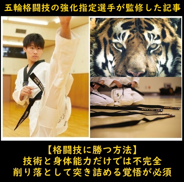 五輪元強化指定選手監修【空手の組手で勝つ方法は覚悟】強くなるためには身体と技術だけでは不足