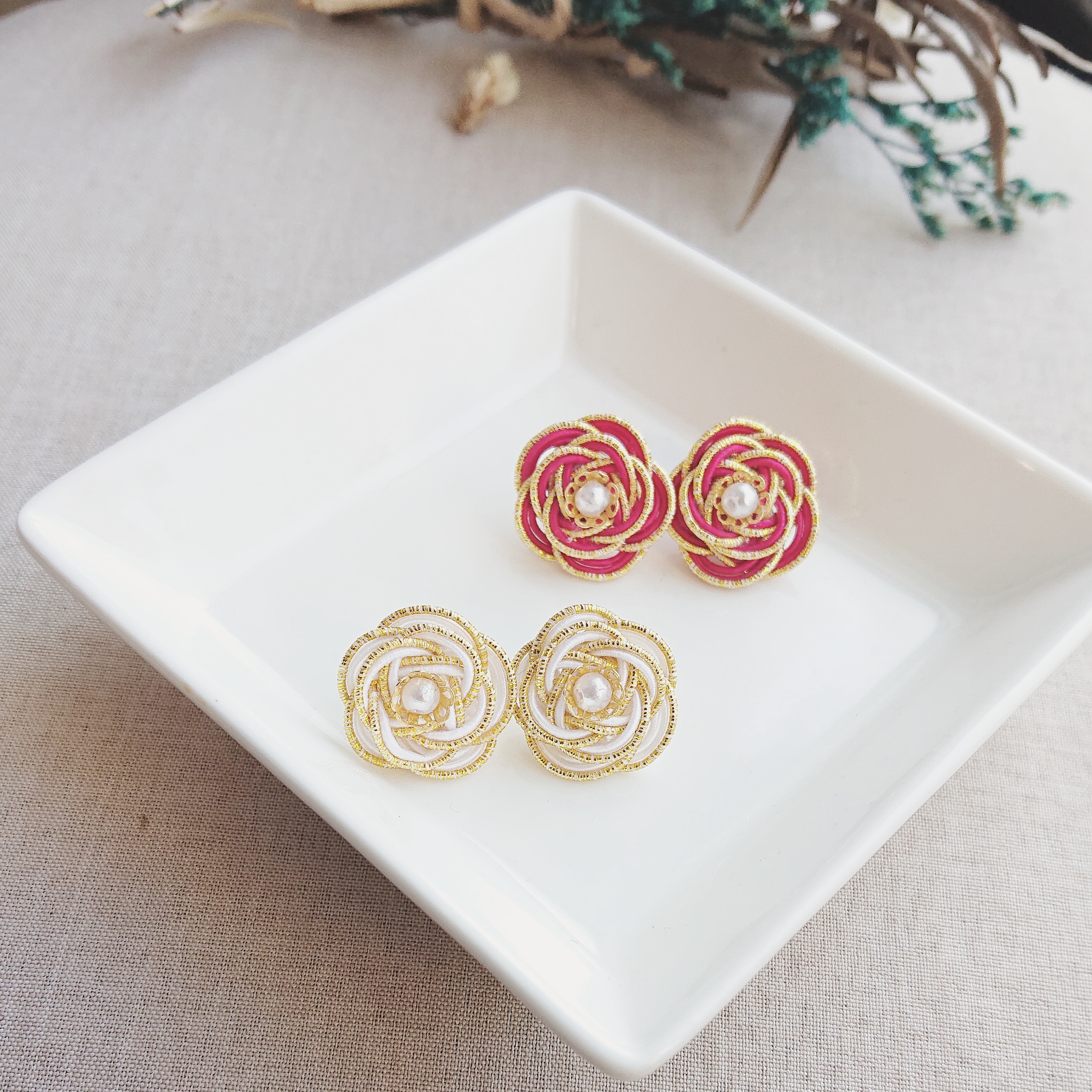 季節の花 椿デザイン