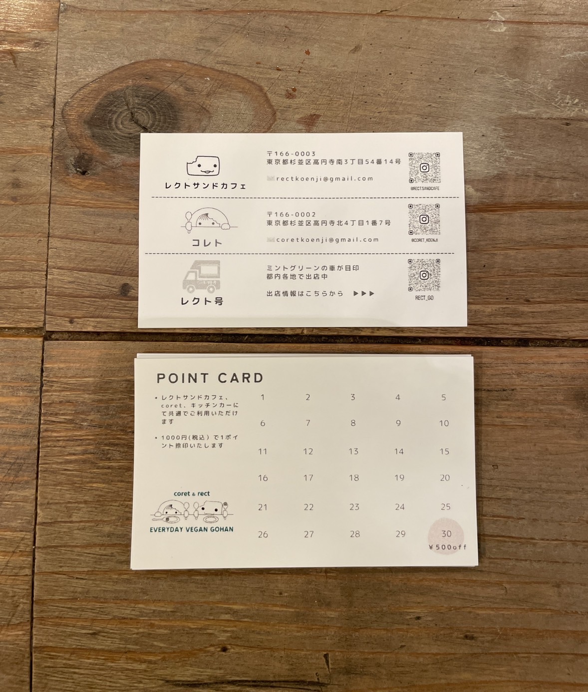 新店舗「coret」情報！