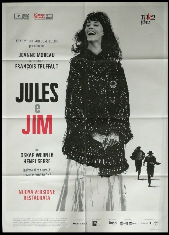 人気フランス映画ポスター『突然、炎のごとく』再入荷しました！