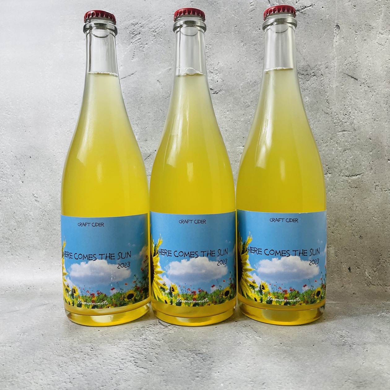 長野県産シードル HERE COMES THE SUN 2023