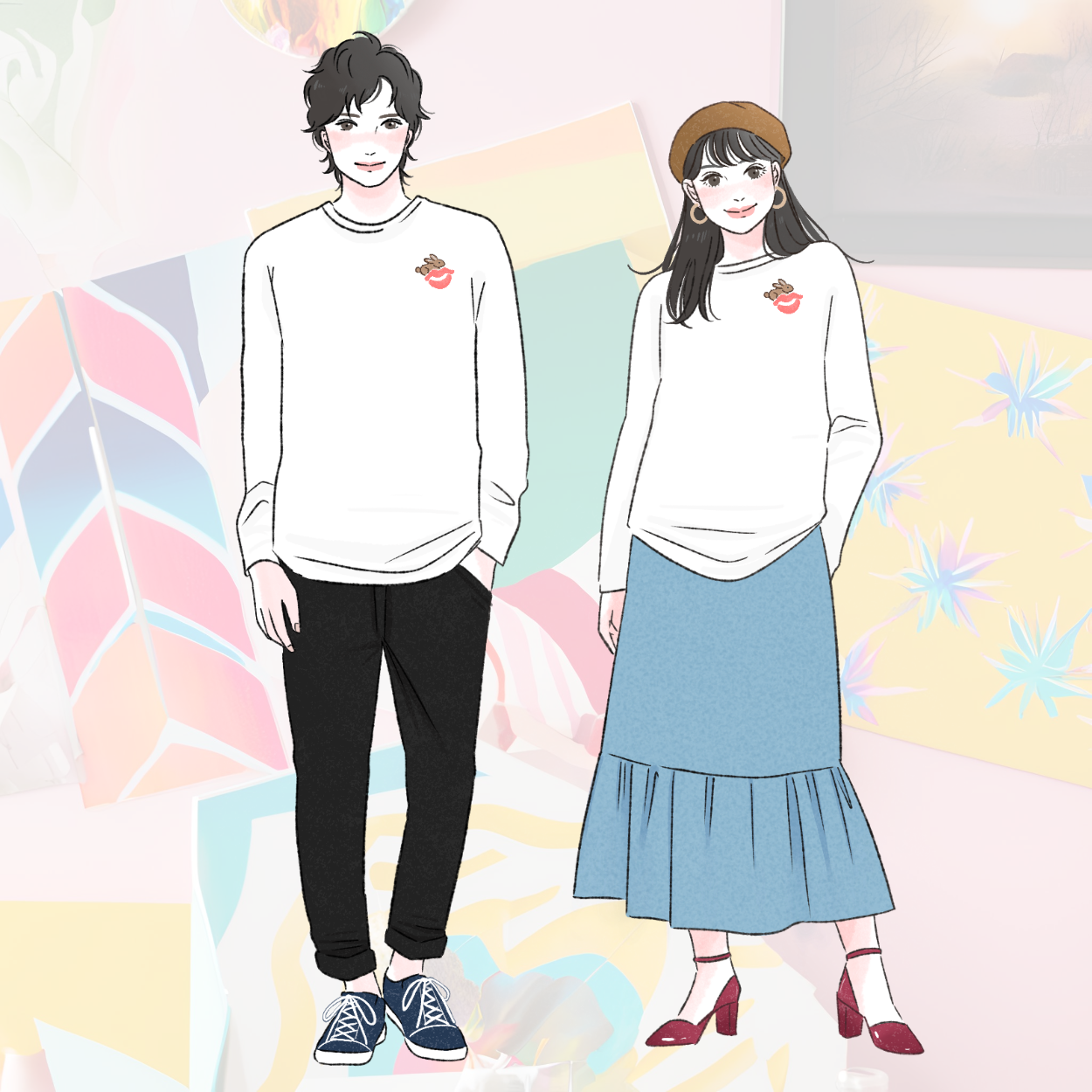 【芸能人着用】シンプルだから普段使いしやすい長袖シャツ！