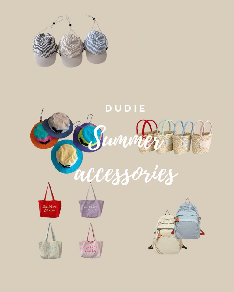 コーデが決まらない日は“小物で解決”。DUDIEのプチプラキッズ小物特集