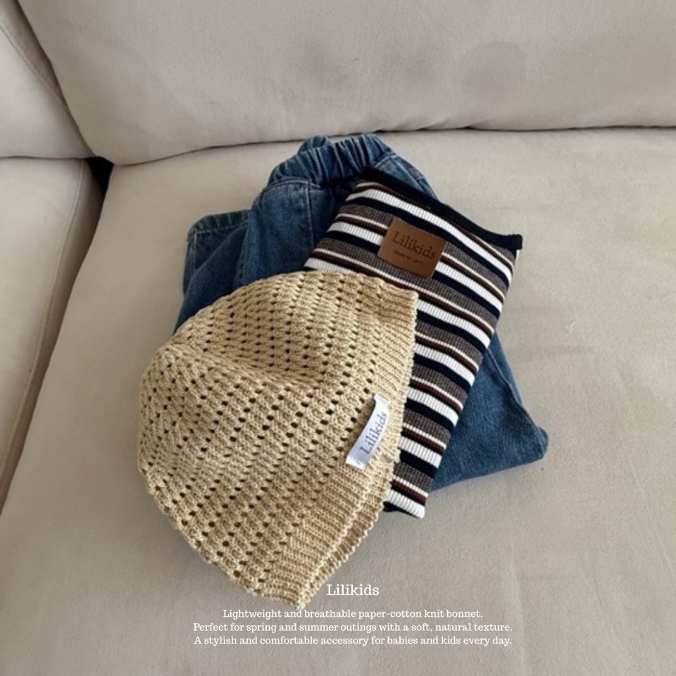 夏のコーデに、ちょうどいい。Paper Cotton hat