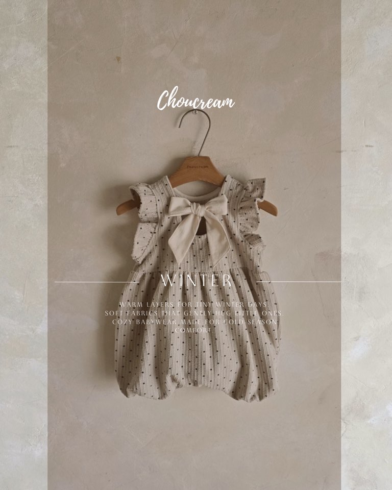 ナチュラルな可愛さが魅力。「Choucream」25年冬物新作のご紹介　韓国子供服 LILIKIDS