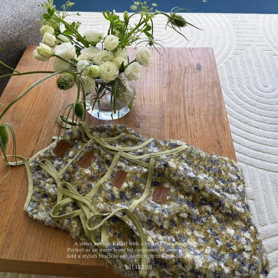 色で魅せる夏の一枚。LILIKIDS ORIGINAL「Antique camisole」