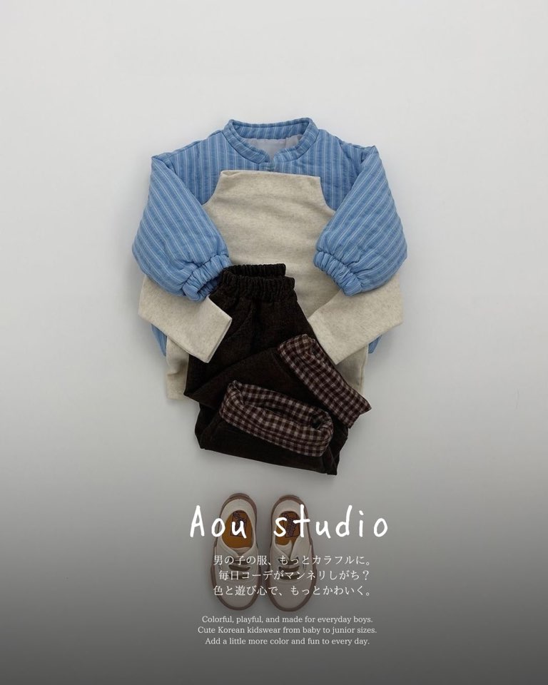 男の子の毎日に、ちょっと遊び心を♡ aou studio｜韓国子供服通販 LILIKIDS