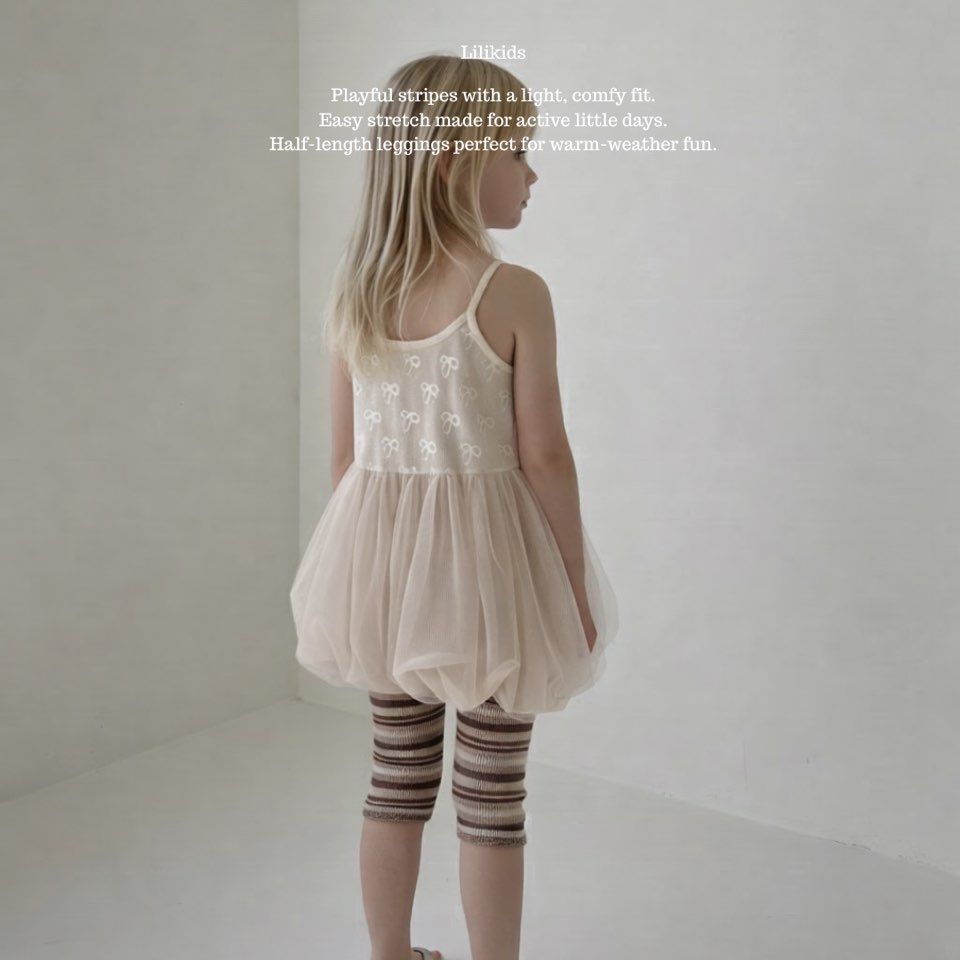 春・秋コーデにちょうどいい。毎日使いたくなるStripe leggings　春・秋コーデにちょうどい